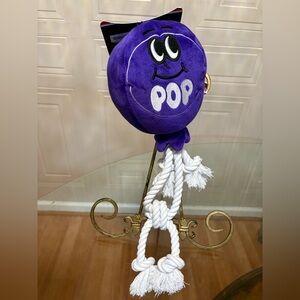 Tootsie Pops Interactive Toss Fetch Dog Toy 18” With Squeaker